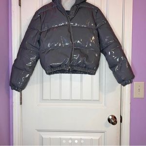 PLT Gray Puffer Coat